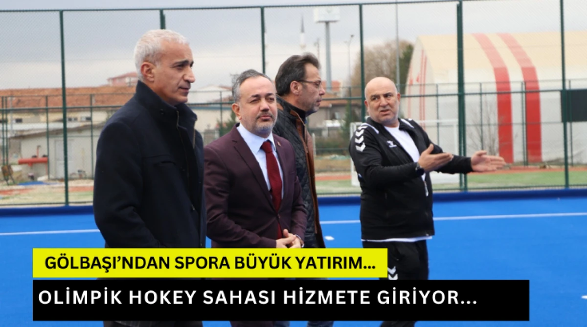 G&ouml;lbaşı&rsquo;ndan Spora B&uuml;y&uuml;k Yatırım... Olimpik Hokey Sahası Hizmete Giriyor...