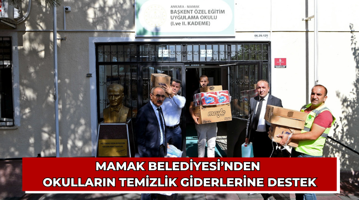 Mamak Belediyesi&rsquo;nden okulların temizlik giderlerine destek&hellip;